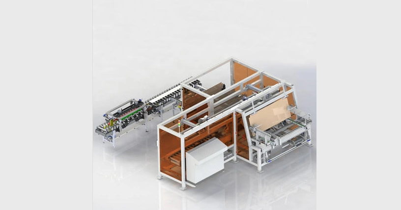 Automatic Carton Box Packing Machine for Spc Flooring Production Line of Spc Flooring Packing Machine