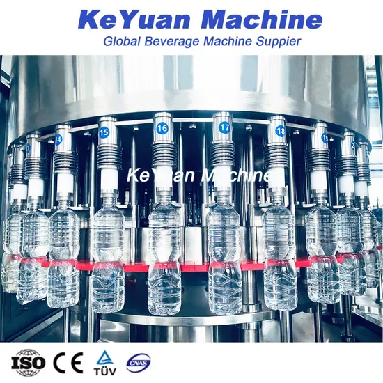 330ml 500ml 1500ml Plastic Glass Pet Bottle Automatic Drinking Mineral Sparkling Pure Water Liquid Alcohol Wine Beverage Filling Making Bottling Machine