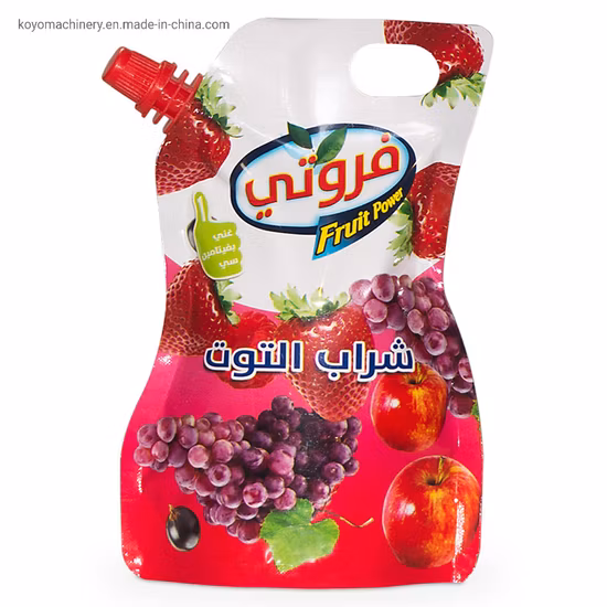 Liquid Fruit Juice Edible Oil Tomato Sauce Stand up Bag Spout Pouch Filling Sealing Packing Machine