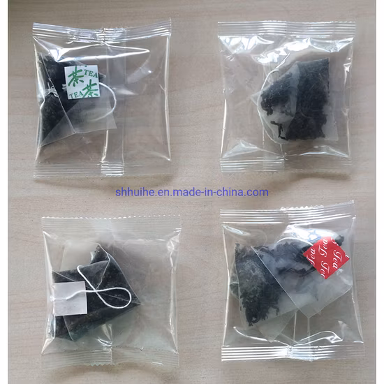 Automatic Nylon Triangle Tea Bag Sealing Packing Machine with Inner and Outer Envelop
