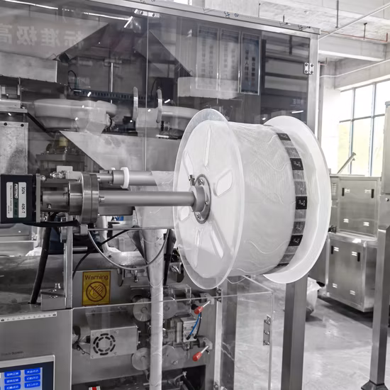 Biodegradable Pyramid Nylon Tea Bag Packing Machine for Rose Flower Tea Triangle Packing Machine